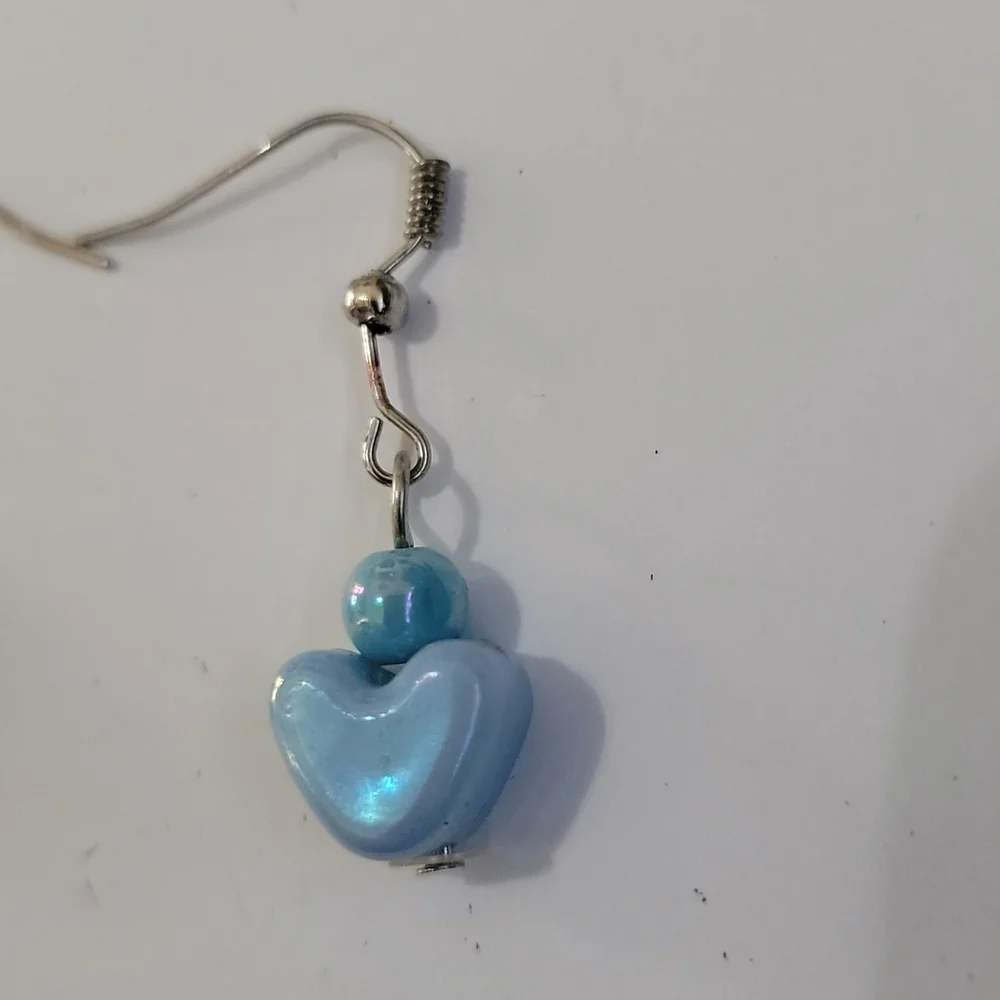 Heart Bead Earrings